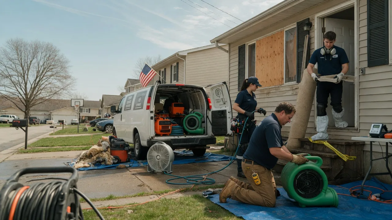 Water Damage Restoration in Perry, IL near me